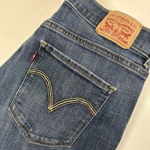 Women's Levis "Classic Boot" Stretch Jeans Tag Size 8 Measures 30x31